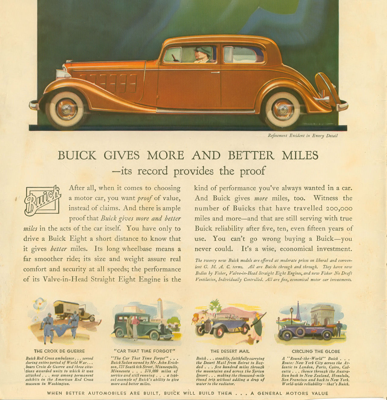 1933 Buick Auto Advertising